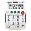 Calculatrice à grand écran DS-910T calculatrice ruban à mesurer lumière led